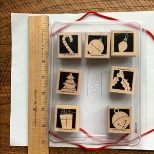🎄2005  Vintage Holiday Blocks ~ Stampin Up!